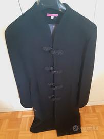 cappotto nero da donna