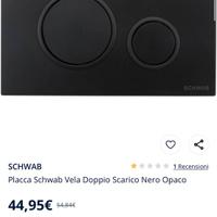 Placca shwab vela doppio scarico nero opaca