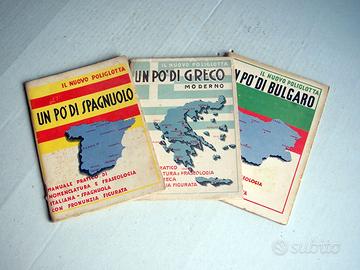 IL NUOVO POLIGLOTTA (3 volumi del 1941