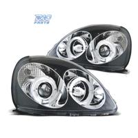 FARI TOYOTA YARIS 99-03 ANGEL EYES CCFL FONDO NERO