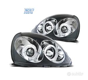 FARI TOYOTA YARIS 99-03 ANGEL EYES CCFL FONDO NERO