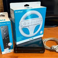 Nintendo WII U + telecomando + volante