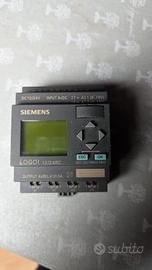 PLC Siemens logo display e alimentatore