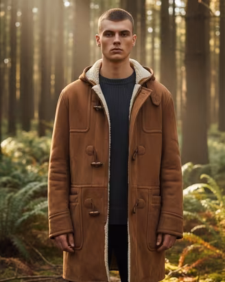 Montgomery montone scamosciato shearling Gallotti"