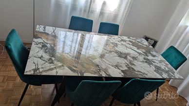Tavolo "Stilo" (Sedit Italia) – Vetroceramica