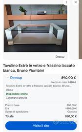 Tavolino extrò Piombini