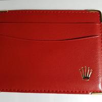 PORTA DOCUMENTI CARTE CREDITO ROLEX ORIGINALE