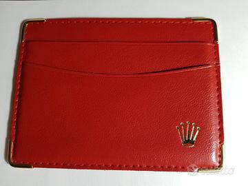 PORTA DOCUMENTI CARTE CREDITO ROLEX ORIGINALE