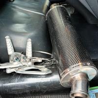 Terminale in carbonio per Honda vtr sp1 o custom 