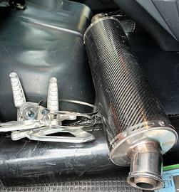 Terminale in carbonio per Honda vtr sp1 o custom 