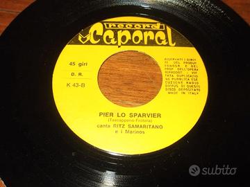 Riz Samaritano 45 giri Pier Lo Sparvier