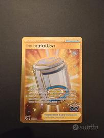 Carta Pokemon incubatrice uova go