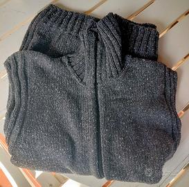 Gilet da uomo in misto lana