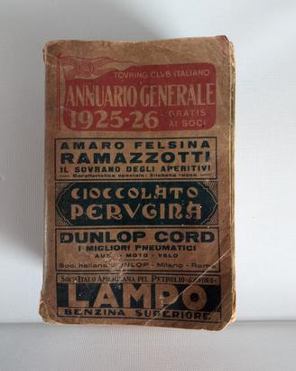Touring Club Italiano - Annuario generale 1925