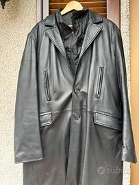 Cappotto in vera pelle + fodera rimovibile