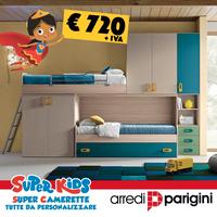 Cameretta a soppalco PROMO 039-colori a scelta