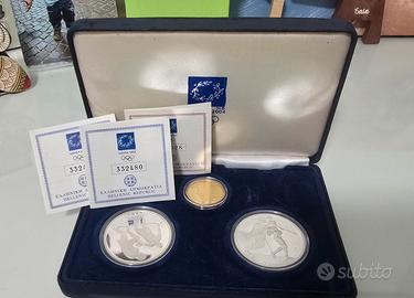 Set monete commemorative Olimpiadi Grecia