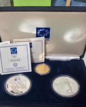 Set monete commemorative Olimpiadi Grecia