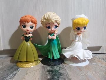 Action Figure Frozen Disney x3 NUOVE