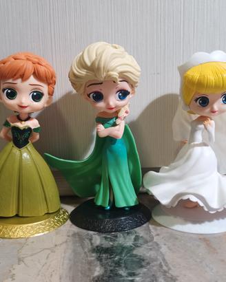 Action Figure Frozen Disney x3 NUOVE