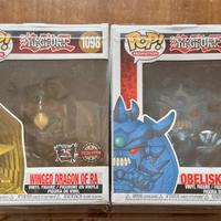Funko pop Yugioh Winged Dragon of Ra + Obelisk
