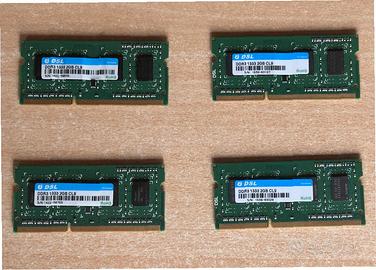 RAM MARCA DSL DDR3 SODIMM PC3-10600 1.5V 4x2GB