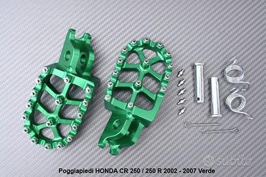 Poggiapiedi HONDA CR 250 / 250 R 2002 - 2007 Verde