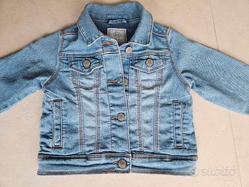giubbino jeans bambina 2 anni 92 cm