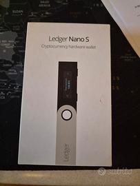 Ledger nano s crypto hardware wallet
