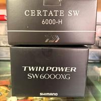 Mulinelli daiwa shimano 6000 spinning sw