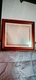 Cornice antica con vetro