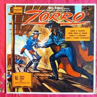Disco LP Quattro avventure di Zorro - Disney 1968