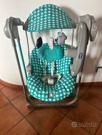 Chicco Altalena polly swing up turchese