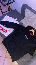 Box logo Supreme Hoodied Black