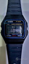 Casio f-91w mod custom nero black