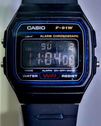 Casio f-91w Custom Negative Display Mod