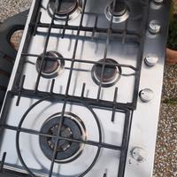 piano cottura ikea in acciaio 5 fuochi