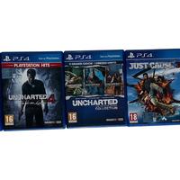 Lotto 3 giochi PS4 – Uncharted + Just Cause 3
