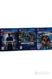 Lotto 3 giochi PS4 – Uncharted + Just Cause 3