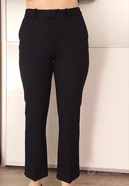 Pantaloni a sigaretta neri Calliope 