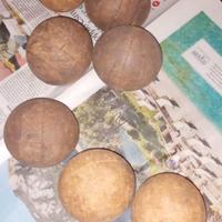 bocce in legno vintage