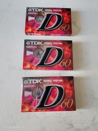 Musicassette TDK D60 nuove