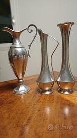 tre vasi in peltro 95