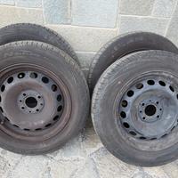 Cerchi in ferro + Gomme estive Nexen 175/65 R14