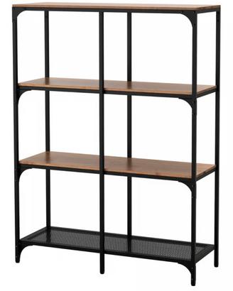 Scaffale nero FJÄLLBO 100x136cm
