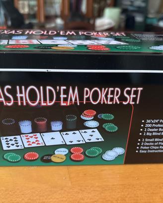 Set da gioco poker