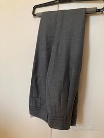 Pantaloni classici slim grigio