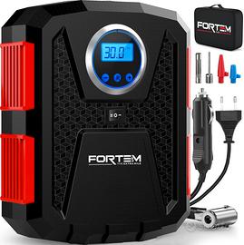 FORTEM Compressore Aria Portatile per Pneumatici,