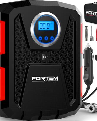 FORTEM Compressore Aria Portatile per Pneumatici,