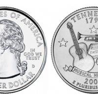moneta 1/4 di dollaro commemorativa 